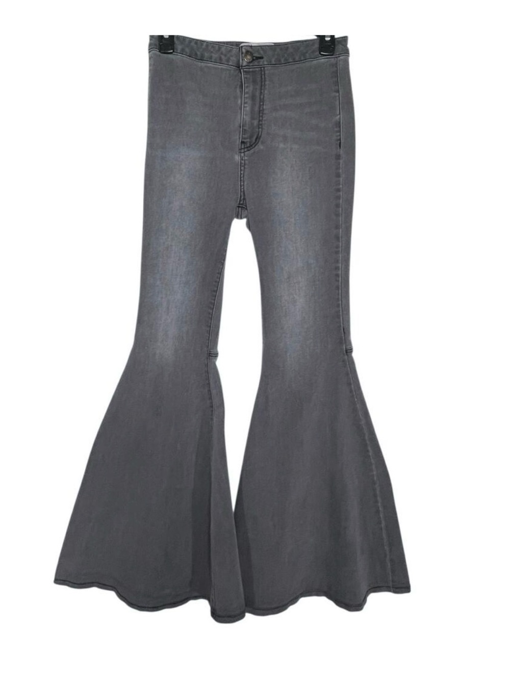 FREE PEOPLE Women’s Boho Gray Wash Flared Stretch Jean Size 27